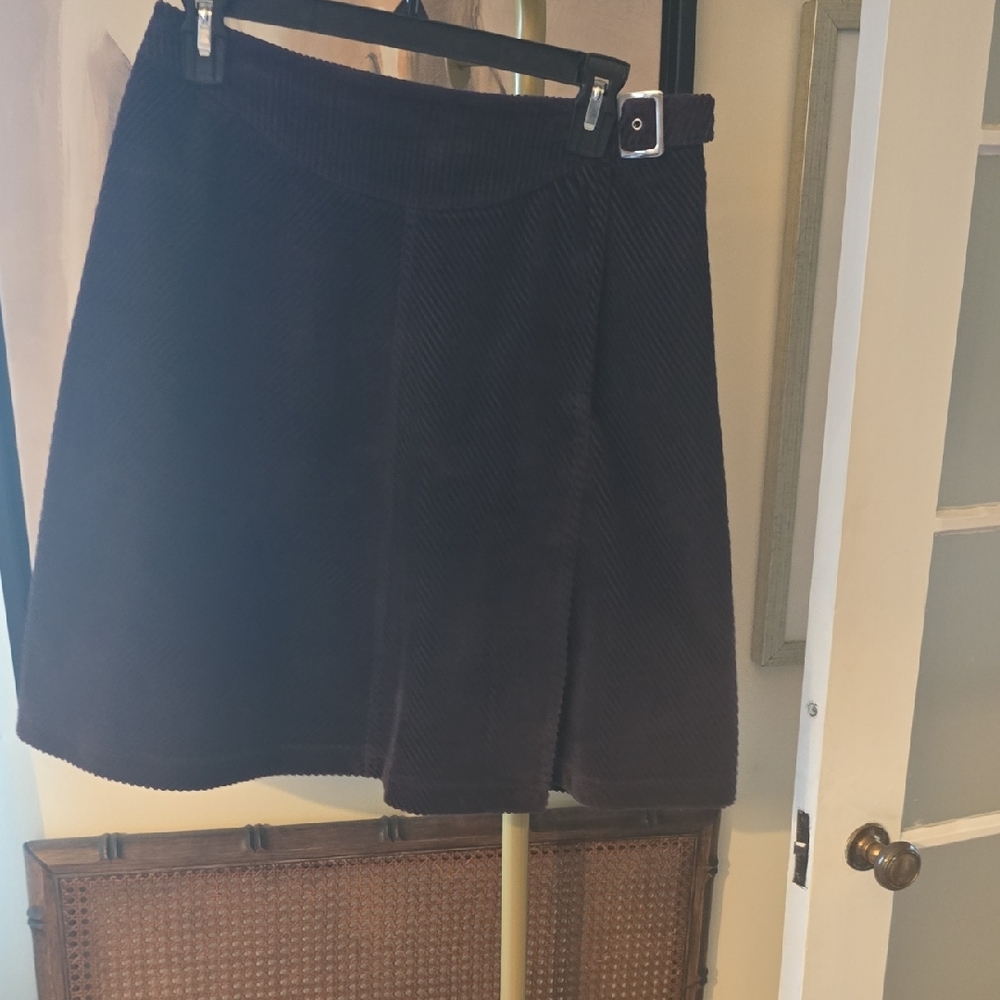 Mui Mui Elegant Eggplant Coloures Skirt